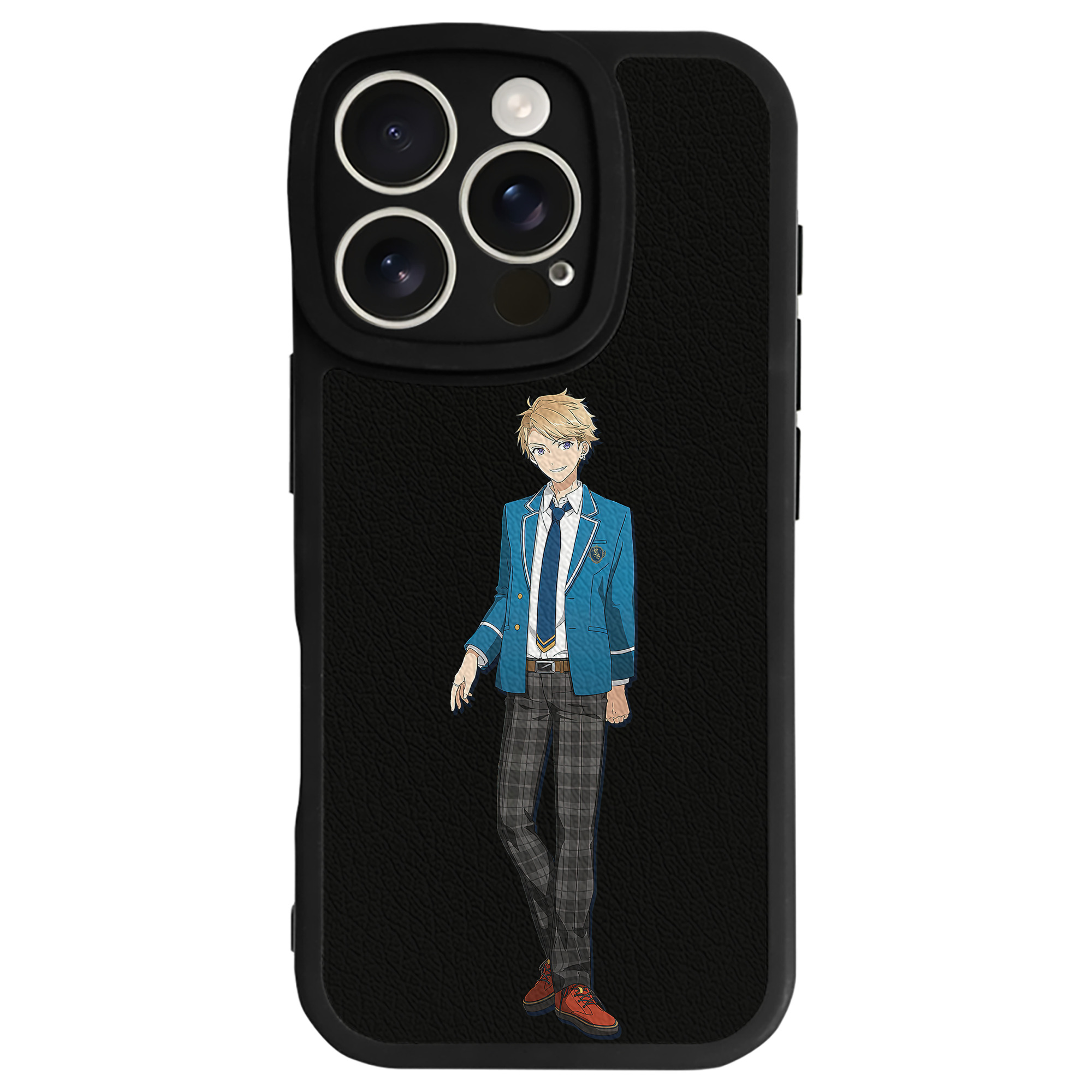 （画像用） あんさんぶるスターズ! Ensemble Stars 【iPhone 16シリーズ対応】シリコンスマホケース（レザー調） 材質：シリコン